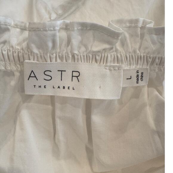 ASTR the Label Sweetheart Neck Tiered Ruffle Cotton Dress Size Large - Picture 10 of 13